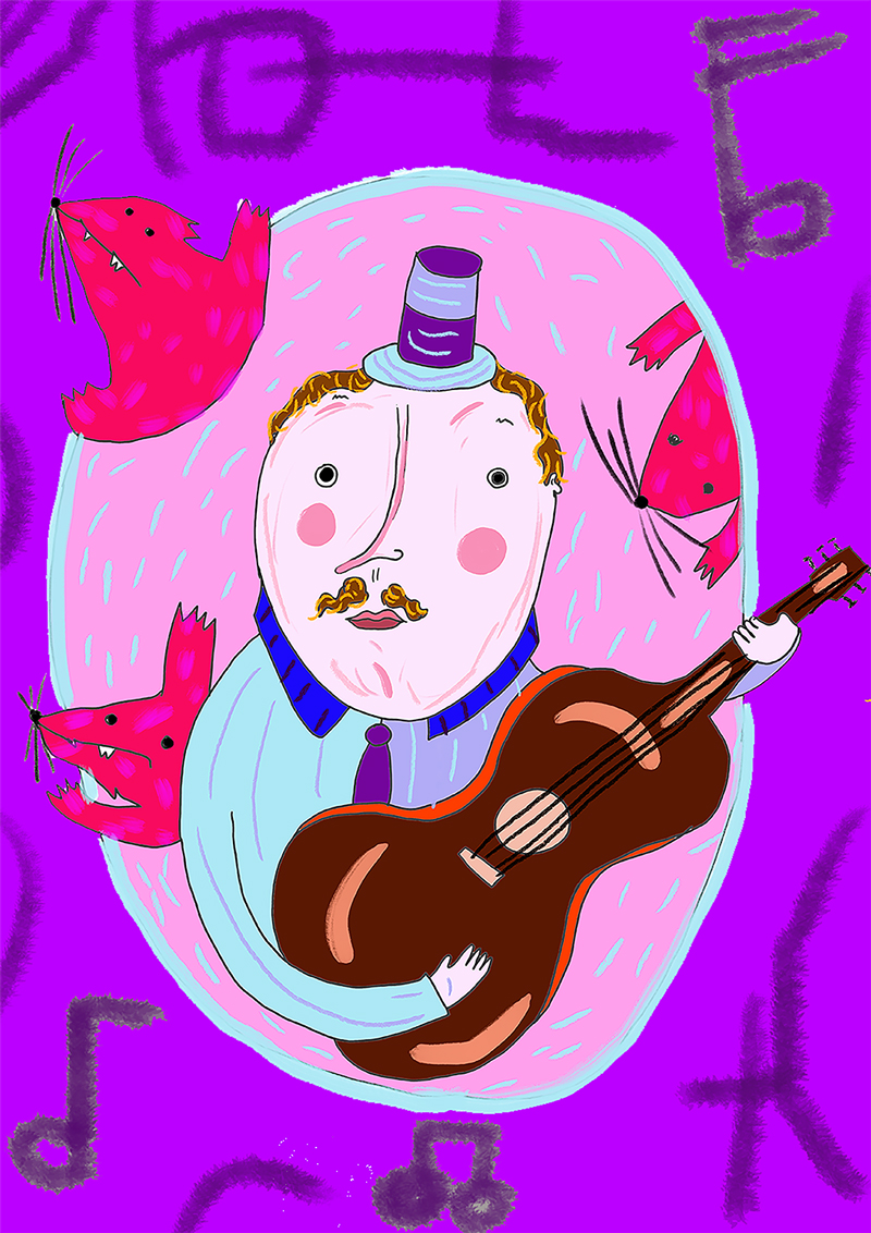 Imagen ilustrativa de Músico pintura