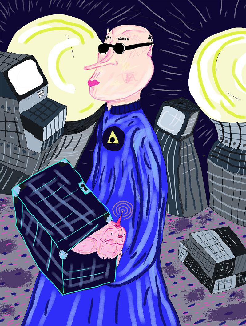 Imagen ilustrativa de Científico y animal